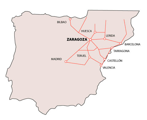 spanish map